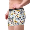 thumbnail image 2 of Gukieu Flowers Butterfly Print Men's Boxer Briefs, High Elastic Moisture Wicking Boxer Briefs Underwear-Large, 2 of 5