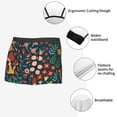 thumbnail image 6 of Balery Berries and Flowers Men's Boxer Briefs, Soft and Breathable Cotton Underwear with nylon Waistband-Medium, 6 of 9