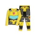 thumbnail image 7 of Transformers Pajamas Boy's Tight Fit Long Sleeve Sleep Pajama Set Loungewear - Optimus Prime Bumblebee, 7 of 7