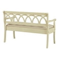 thumbnail image 6 of OSP Home Furnishings Coventry Storage Bench in Antique White Frame and Beige Seat Cushion K/D, 6 of 11