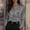 Shirts-893Gray, variant on LEKWK Blouses for Women Dressy Casual Satin Silk Texture V Neck Work Tops Business Casual Tops Wrap Front Side Button Ruched Office Outfits