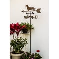 thumbnail image 3 of EZ Vane Dachshund Weathervane | Roof Mount | 14 Gauge Steel | Sealed Ball Bearings | Home or Garden, 3 of 10
