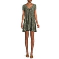 thumbnail image 2 of No Boundaries Juniors Babydoll Dress, 2 of 5