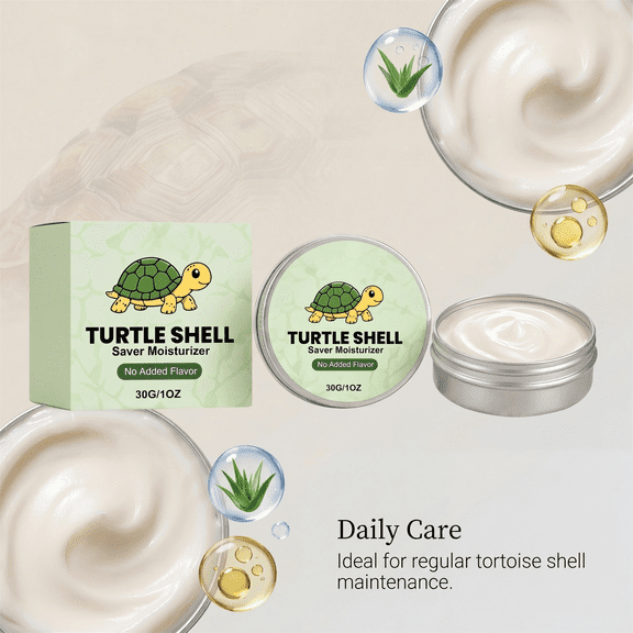 Exotic Pet Care Product, Turtle Shell Lotion, Gentle Reptile Lotion, Small Pet Skin Cream, 30G Portable Travel Size That Fits in Any Standard Small Storage Container, Smooth Easy