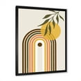 thumbnail image 2 of Designart 'Abstract Retro Rainbow With Yellow Sun' Modern Framed Art Print, 2 of 4