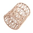 thumbnail image 4 of 2Pack Rattan Lamp Shade,5.9 X 5 Inch Handwoven Lamp Shades, 4 of 5