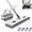 White-a, variant on New Saker Plus Mop,360° Rotating Mop Head,Wet and Dry Self Wringing Saker Plus Flat Mop,Adjustable Handle with 4 Reusable Microfiber Pads for Tile,Hardwood,Windows