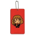 thumbnail image 1 of Harry Potter Cute Chibi Hermione Character Wood Luggage Card Suitcase Carry-On ID Tag, 1 of 5