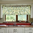 thumbnail image 3 of Yayeee Kitchen Curtains Tier Set of 2 Light Filtering 57"x24" Over Sink Window Panels, Olive Leaf, 3 of 7