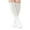 White, variant on AWZXDE Teen Student Socks Thin White Solid Color Comfortable Soft Kids Socks Long Knee High - Great for School and Daily Wear White