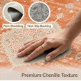 thumbnail image 6 of ODIKA 5'x7' Washable Area Rug Non-Slip, Low Pile, Stain Resistant Geometric Vintage Mid Century Distressed Border Interlocking for Guest Room, Lounge, Apartment, 6 of 7
