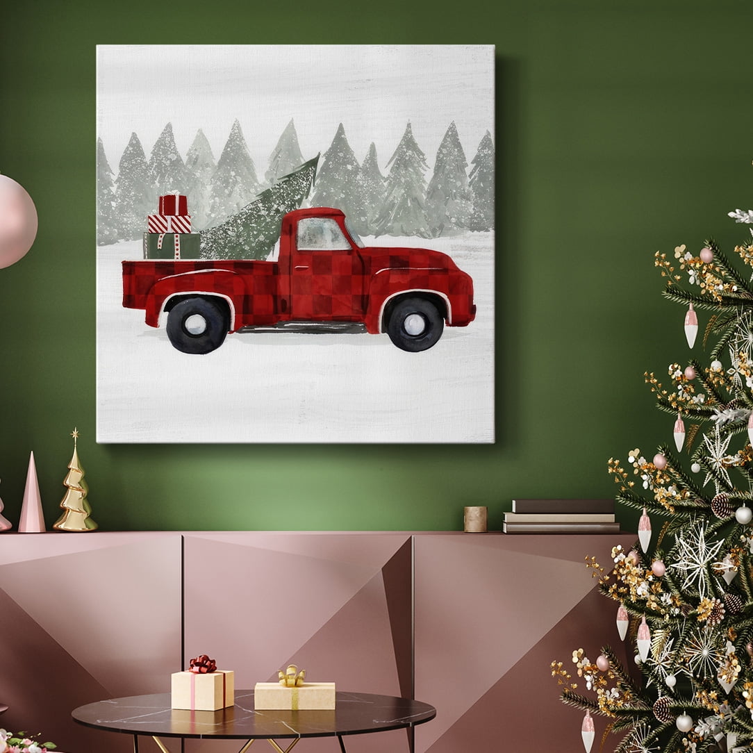 Yuletide Camper III- Gallery Wrapped Canvas