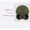 thumbnail image 4 of Kyusrd Baseball Hip Hop Mask，2in1 Outdoor Hat Glasses Cap Running Baseball Mesh Hat Sunglasses Visor, 4 of 4