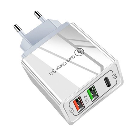 Travel USB Transformer Portable 3 Ports Wall Charger Adapter Power Supply Fast Quick Charger EU PLUG