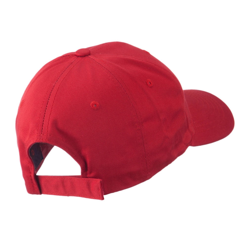 USA State Flower Texas Bluebonnet Embroidered Cap - Red OSFM