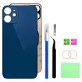 thumbnail image 1 of Lakshaygandi Back Glass Replacement for iPhone 12 6.1 Inches with Repairing Tool Kits Blue, 1 of 1