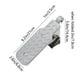thumbnail image 3 of Pedal de techo de automóvil de aleación de aluminio, plateado, 3 of 6