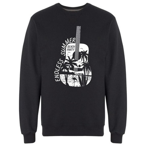 Endless Summer Guitar Sweatshirt Men -Image by Shutterstock, Male Medium