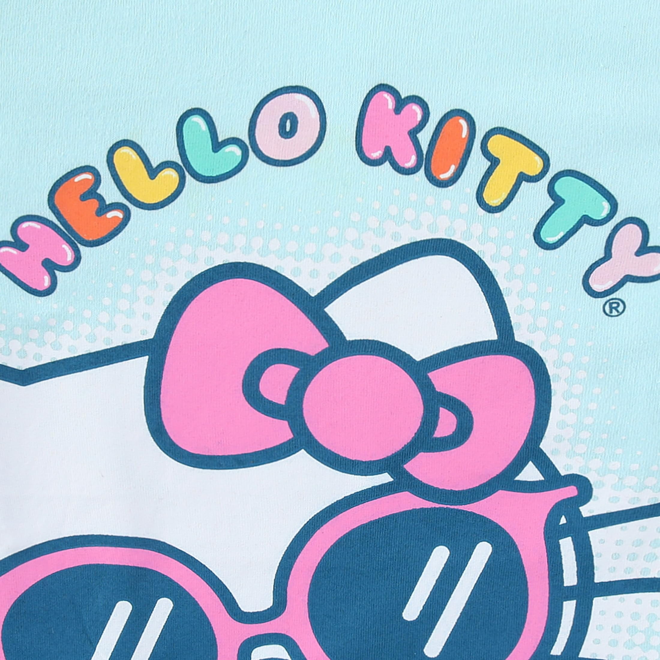 Hello Kitty Sanrio Short Sleeve T-shirt (Girls), 3 Pack, Sizes 4-12