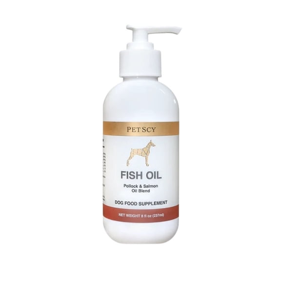 PET SCY Wild Alaskan Pollock & Salmon Fish Oil - Omega 3 for Dogs - 1 Pack