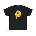 thumbnail image 2 of Dripping funny smiley emoji graphic t shirt Unisex Heavy Cotton Tee, 2 of 8