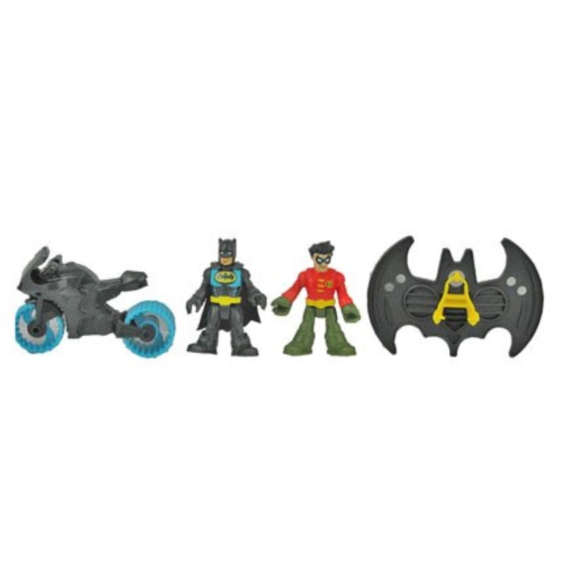Imaginext Super Friends Batcave Replacement New Batman Robin Boy wonder Greyson 