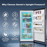 SMETA 33 inch All Refrigerator in Stainless Steel 21 Cu ft Right Door Fridge