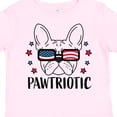 thumbnail image 4 of Inktastic Pawtriotic with French Bulldog in American Flag Sunglasses Boys or Girls Toddler T-Shirt, 4 of 5