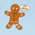 thumbnail image 3 of CafePress - Oh Snap Gingerbread Man Infant T Shirt - Infant T-Shirt, 3 of 4