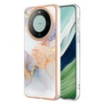 thumbnail image 1 of For Huawei Mate 60 Pro Electroplating IMD TPU Phone Case(White Marble), iPhone 12 Pro Max, 1 of 6