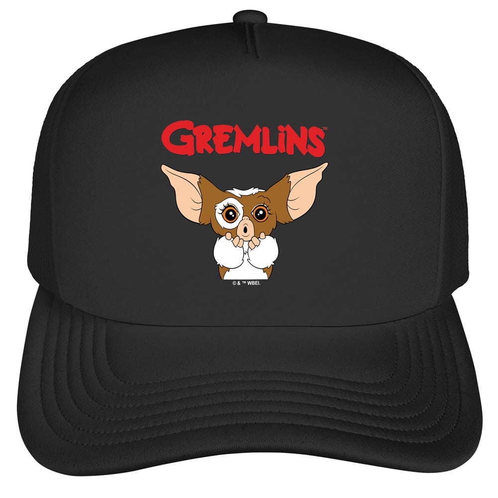Gremlins Gizmo Logo Foam Snapback Trucker Hat - Unisex for Men and Women
