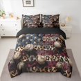 thumbnail image 3 of Homewish Baseball Game 7 Pieces Bedding Comforter Set,Cheetah Pattern Full Bedding Set,Cartoon Stras Print Fitted Sheet Flat Sheet For Boys Kids,Super Cozy Room Decor Reversible, 3 of 9