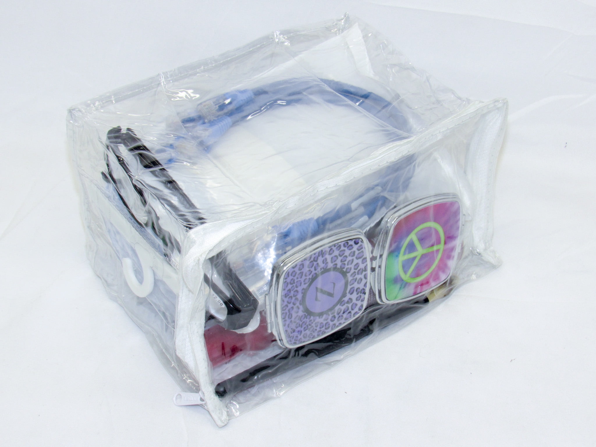Heavy Duty Vinyl Zippered See-Through Storage Bags 9" x 11" x 1" 8-Pack Clear Heavy Duty Vinyl Zippered See-Through Storage Bags 9" x 11" x 1" 8-Pack Clear