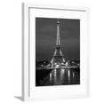 thumbnail image 1 of Eiffel Tower and Reflection at Twilight, Paris, France, Europe Framed Print Wall Art By Richard Nebesky, 1 of 5
