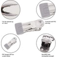 thumbnail image 2 of Stainless Steel Clothespins, Waterproof Rust-resistant Clips for Indoor Outdoor Use, Multifunctional Silicone Covered Strong Grips, Non-Slip Portable Size for Kitchen Laundry 30, 2 of 5