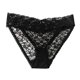 thumbnail image 5 of Gibobby Bragas elásticas para mujer Bragas retazos encaje sexy, lencería mujer, ropa interior cómoda cintura alta, ropa interior íntima malla a rayas, bragas algodón para mujer （Negro， XL), 5 of 5