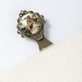 thumbnail image 5 of Leopard Vintage Copper-Colored Lace Bookmarks: Stainless Steel Book Markers for Readers and Book Lovers - Set of 2, 5 of 5