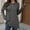 Dark Gray, variant on Sweaters for Women Side Split Fall Clothes Casual Tunic Tops Loose Fit Long Sleeve Dressy Crewneck Pullover Sweaters