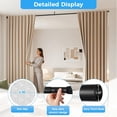 thumbnail image 4 of 41-144 Inch Heavy Duty Gold Tension Curtain Rod - No Drilling, Adjustable, Rust-Proof for Outdoor, Living Room, Bathroom, 4 of 9