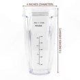 thumbnail image 3 of 24oz Cup with 7-Fin Blade for Nutri Blender Models-Compatible with Auto IQ BN801 Series Replacement Parts, 3 of 5