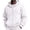 White, variant on Sorvello Mens Classic Casual Fleece Zip Hoodie Jacket Long Sleeve Drawstring Hood Front Pocket Relaxed Fit Sweatshirt Outerwear Army Green L