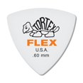 thumbnail image 1 of Púas para guitarra Jim Dunlop Tortex Flex Triangle, 60 mm, naranja, paquete de 6, 1 of 1