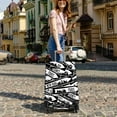 thumbnail image 2 of Travel Luggage Cover Suitcase Protector Fits 18-32 Inch Luggage Wheel Covers Patterned Travel Related Items Flower Luggage Protector Elastic Luggage Anti-scratch Suitcase Cover S, 2 of 5