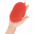 thumbnail image 2 of Pet Handheld Rubber Tip Needle Brush, - Grooming Brush for Dog Shedding - Bath Brush for Short and Long Hair Dogs (red), 2 of 4
