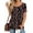 Pink Gypsophila, variant on Fantaslook Dressy Blouses for Women Pleated Short Sleeve Tunic Tops Casual Floral Shirts