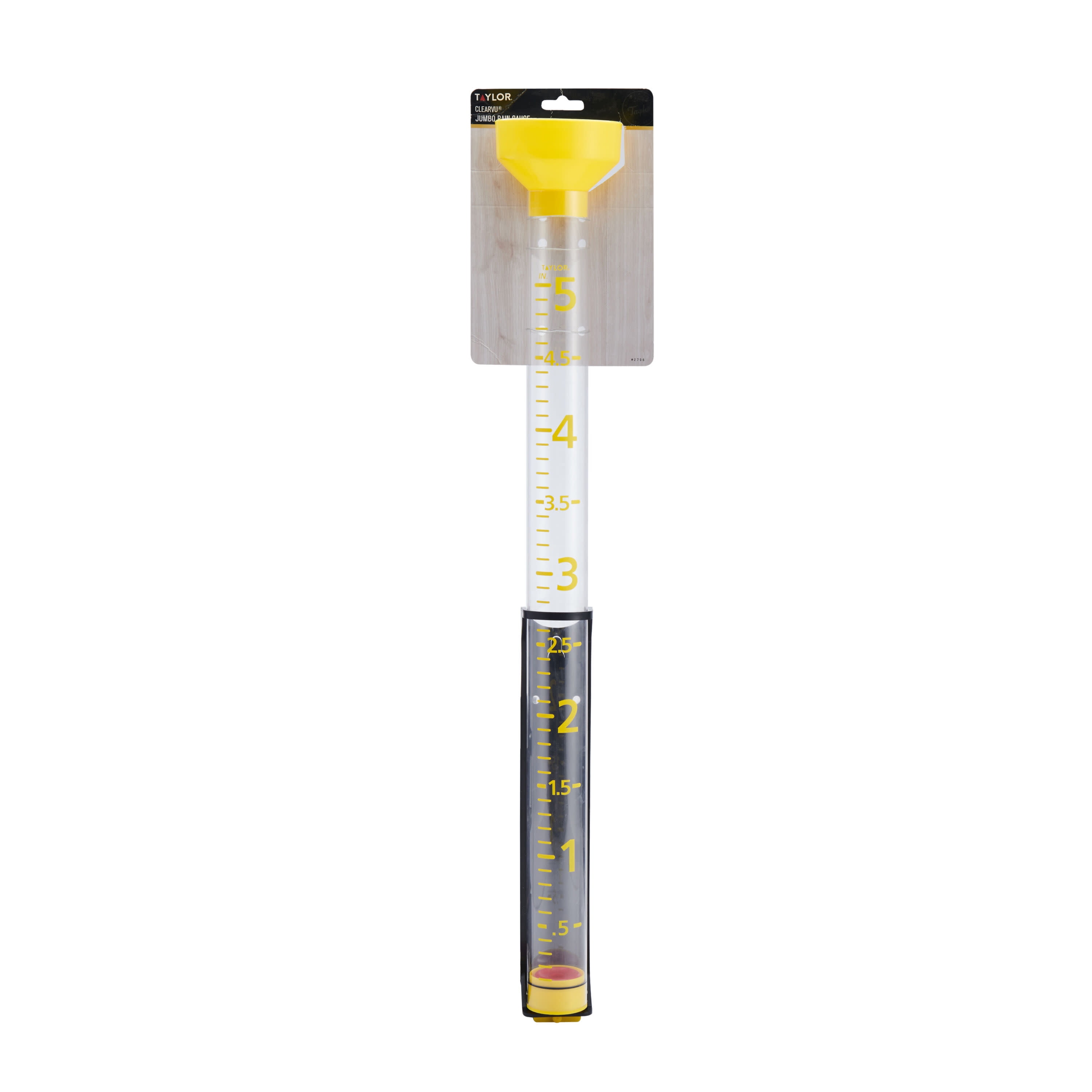 Taylor Precision Products 5-inch ClearVu Jumbo Rain Gauge