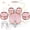 pink, variant on Chuvikid Upgraded Toddler Jazz Drum Set,Musical Kid Drum Set with Stool,Pedal & Drumsticks,Musical Instruments Toy Gifts for 1-8 Boys Girls(Blue)