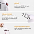 thumbnail image 4 of Garment Steamer Home Handheld Mini Steam Iron 700W High Power Portable Steam Machine For Clothes Fabric Wrinkle Removal, 4 of 5