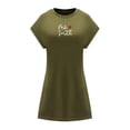 thumbnail image 1 of Vestido de verano para mujer, ropa de calle, cuello redondo, para el trabajo, uso diario, fiesta de viaje M, 1 of 7