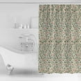 thumbnail image 4 of Small Stall Shower Curtain 36x72 Inch Narrow Half Size Green Botanical Christmas Bath Curtains Bathroom Decor Rustic Xmas Berry Red Waterproof Fabric Shower Curtain Set with Hooks 36 Inch, 4 of 6